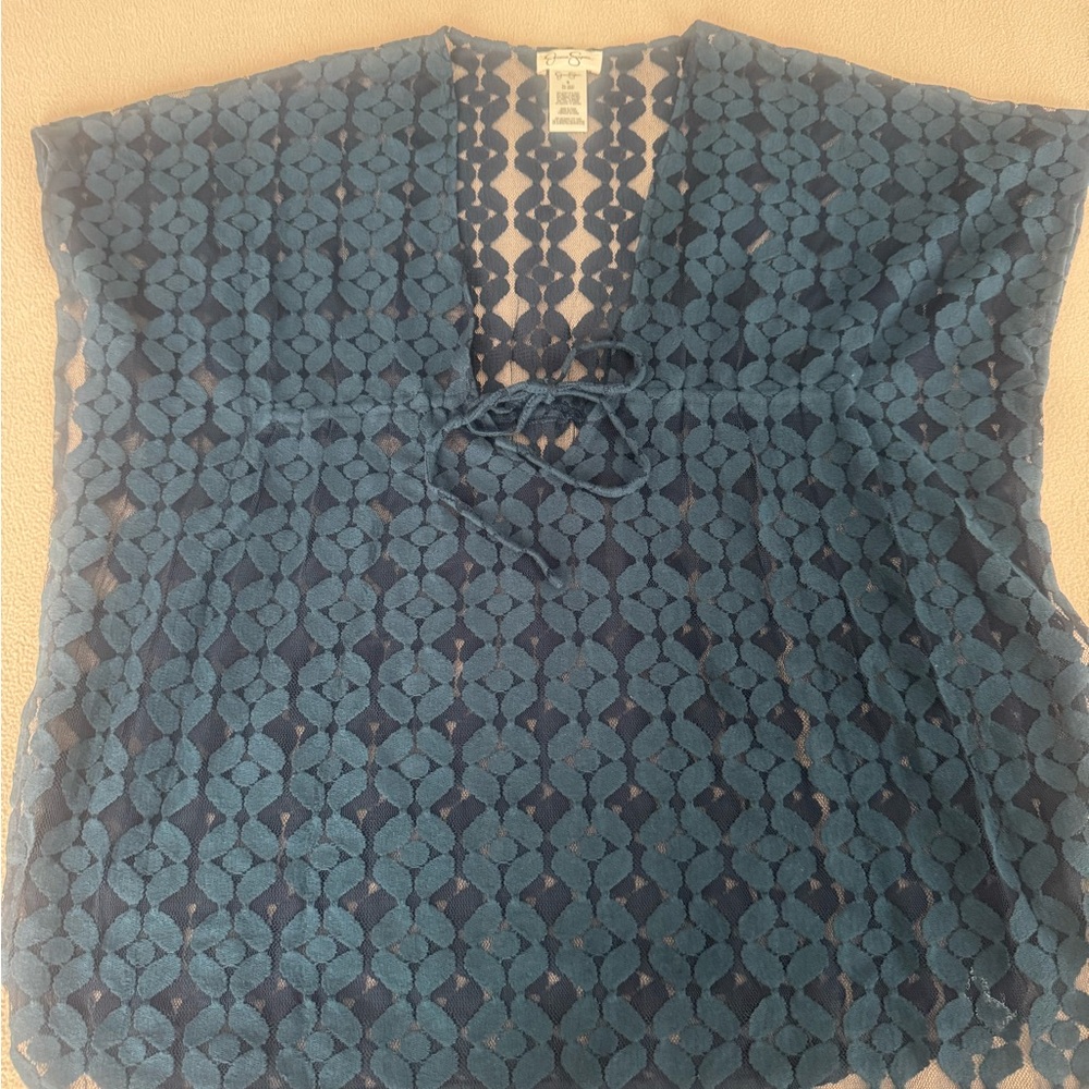 Jessica Simpson Navy swimsuit coverup